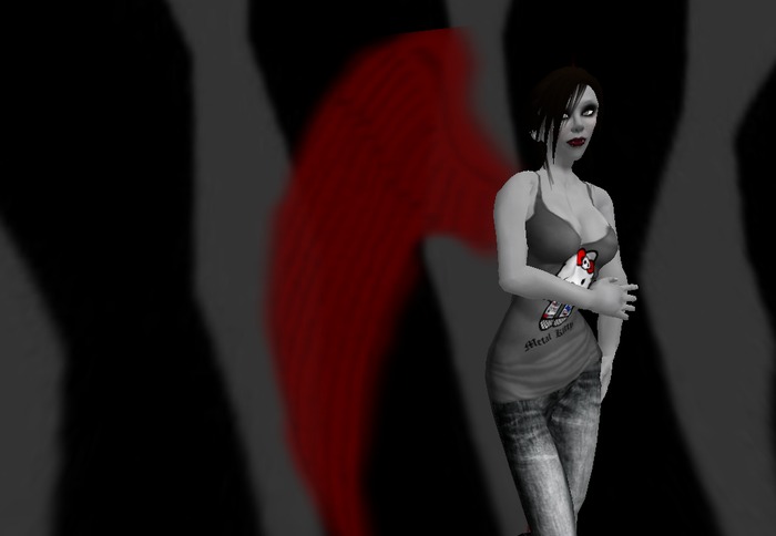 Red Angel Wings