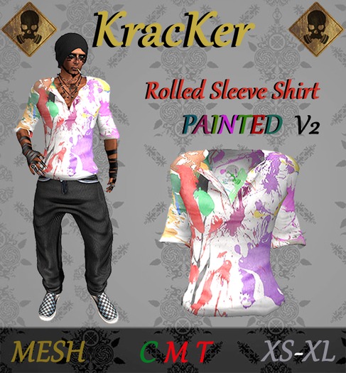 Rolled Sleeve - Painted V2
