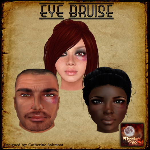 "Moon _Sha" Eye Bruise Left