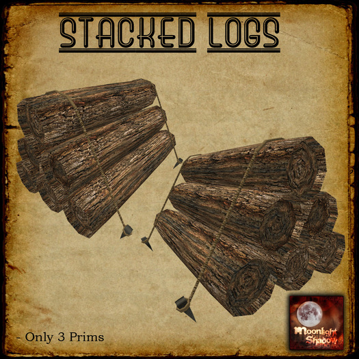 "Moon_Sha" Stacked Logs