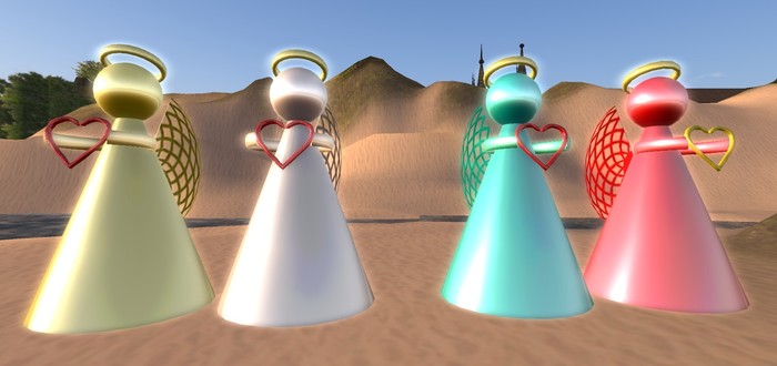 Archangel - white - heart