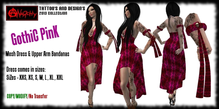 ! Gothic Pink (Anarchy Dress)
