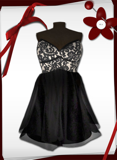 mesh Cocktail Dress  lace