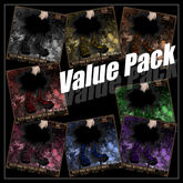 [Mesh] =^.^= Curious Kitties - Fuzzy Rage Butterflies Boots - Value Pack