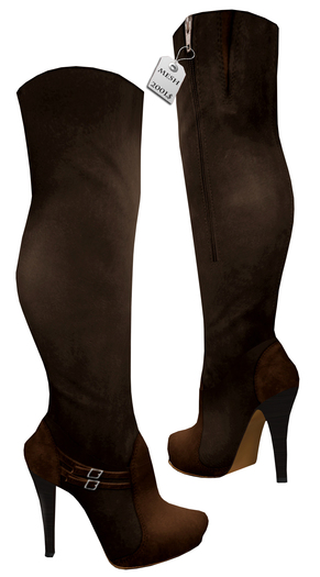 Mesh_ leather Overknees Style 02