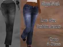 Mesh_Low Rise Jeans Sugar
