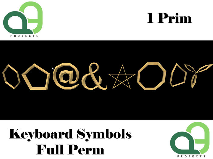 Keyboard Symbols Full Perm (Boxed)