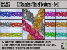 Ro!Act Designs 12 Seamless Tinsel Textures