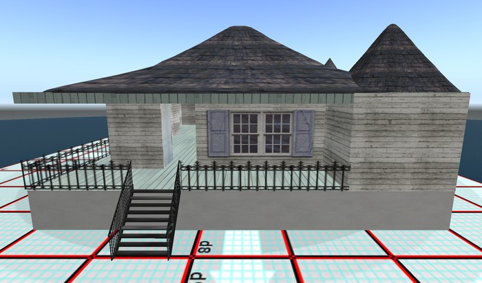 ~CrimsonStone Creations~Weathered Seaside Cottage