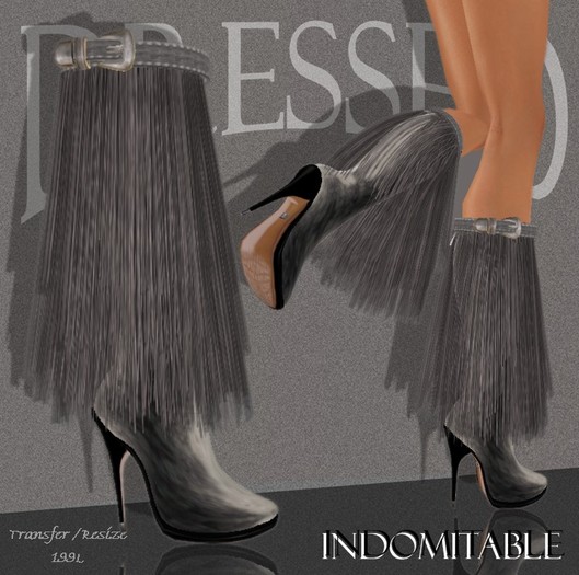 ::DBL:: Indomitable Lt. Gray Boots