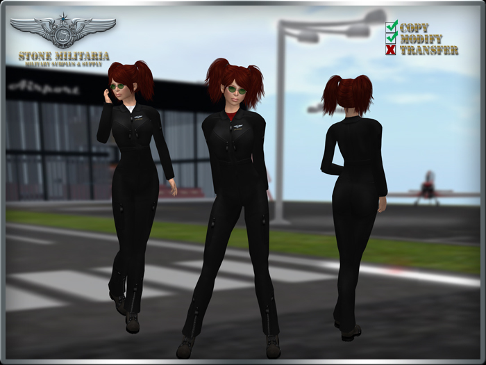 SMS Milspec Flightsuit (female) - Black