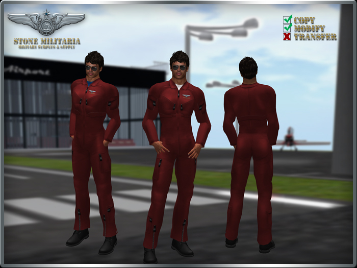 SMS Milspec Flightsuit (male) - Red