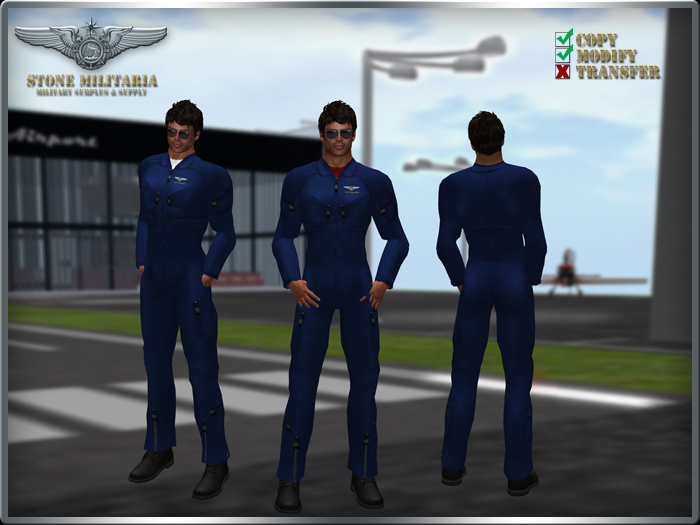 SMS Milspec Flightsuit (male) - Blue