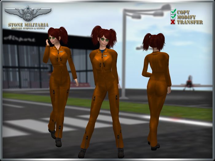 SMS Milspec Flightsuit (female) - Orange