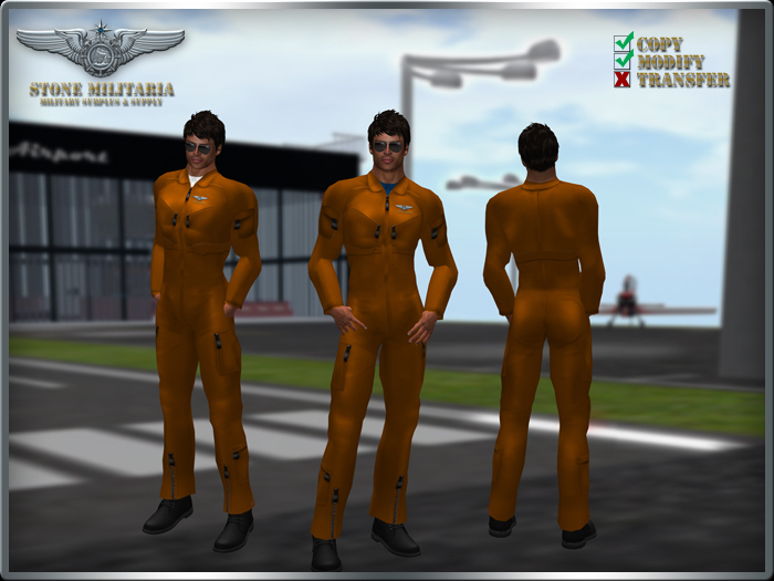 SMS Milspec Flightsuit (male) - Orange