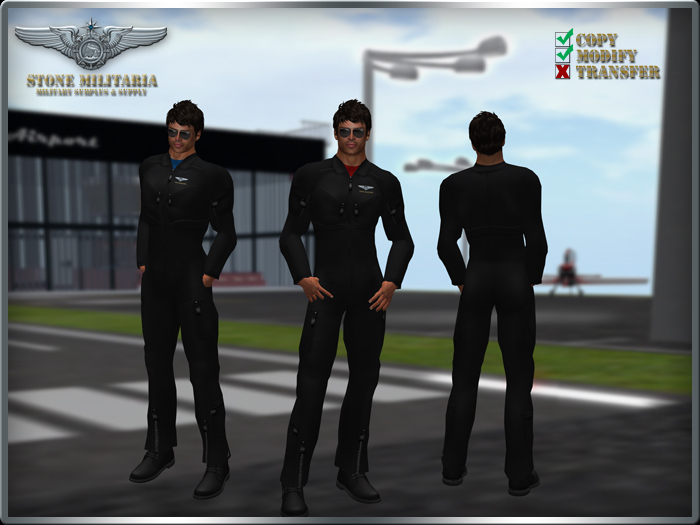 SMS Milspec Flightsuit (male) - Black