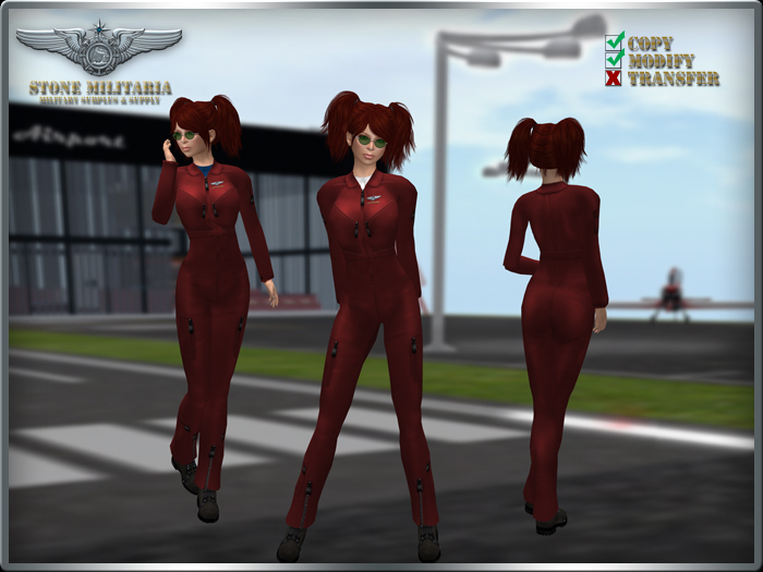 SMS Milspec Flightsuit (female) - Red