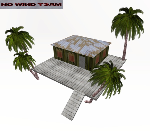 ::NWT::  TikiHut  on palm deck