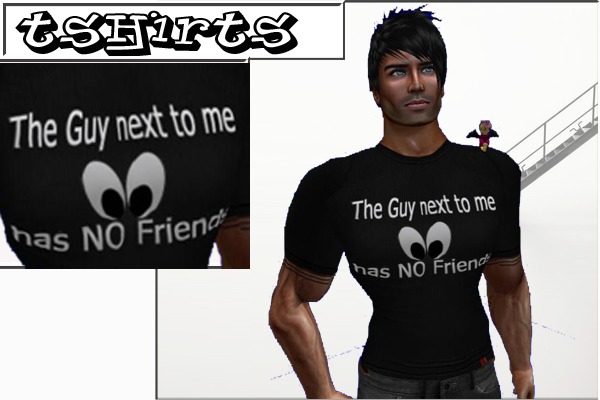 Tween Designs !!!...T-shirt No Friends Blk