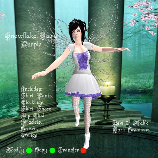 Snowflake Fairy Purple