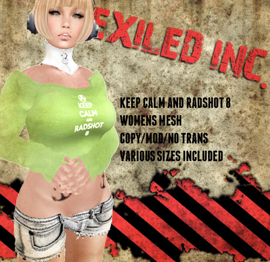 [Exiled Inc.] - Keep Calm and Radshot 8 Ladies [MESH]