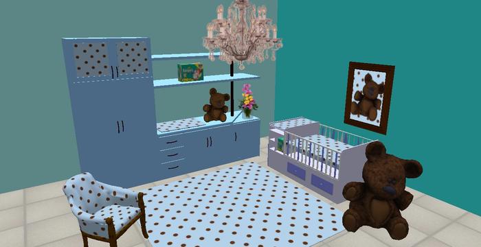 Baby Blue Room - MESH