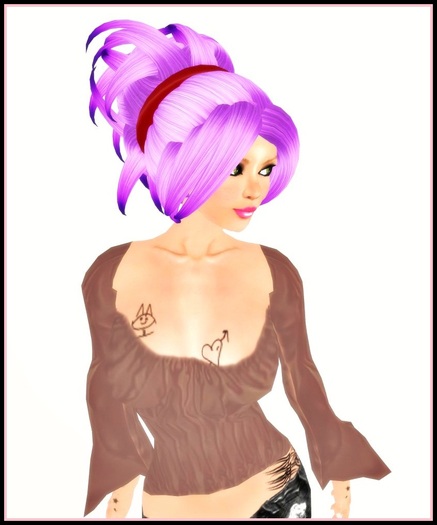 Miss Mess Violet Hair