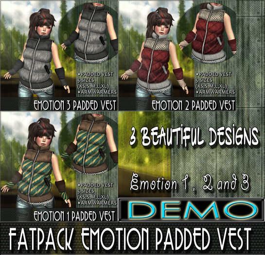 NS:: DEMO EMOTION PADDED VEST