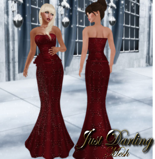 ::Just Darling:: Eve *MESH* Gown Red