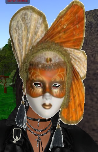~*SE*~Mask-Orange Petal boxed