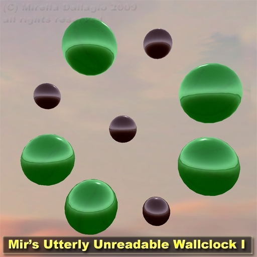 Mir's Utterly Unreadable Wall Clock I (Boxed)