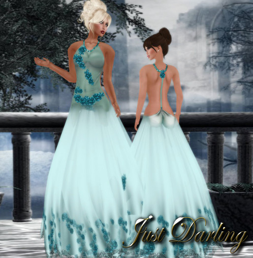 ::Just Darling:: Solstice Gown Teal