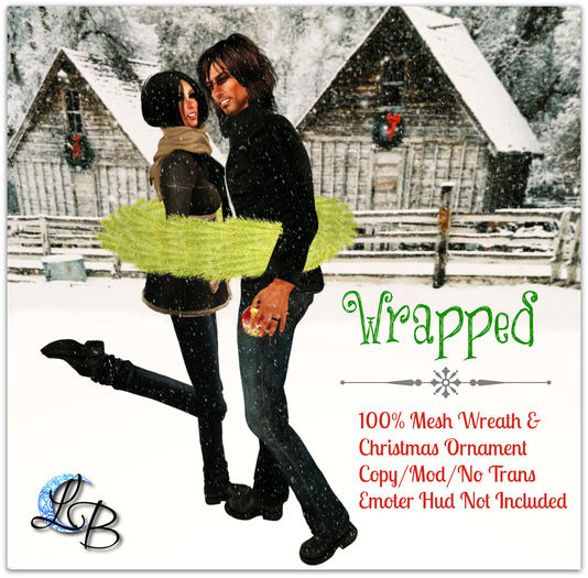 **LunaBlue - "Wrapped" Christmas Couples Pose