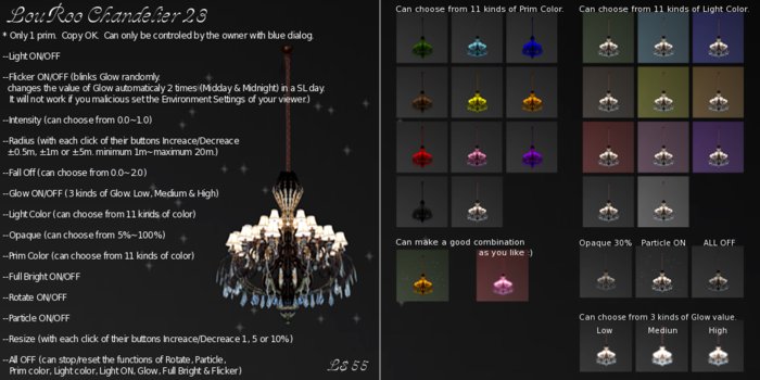 LouRoo Chandelier 23 BOX
