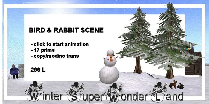 Bird and Rabbit scene