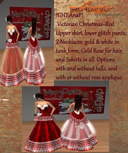 !GHT:AnaP! VICTORIAN CHRISTMAS-RED GB