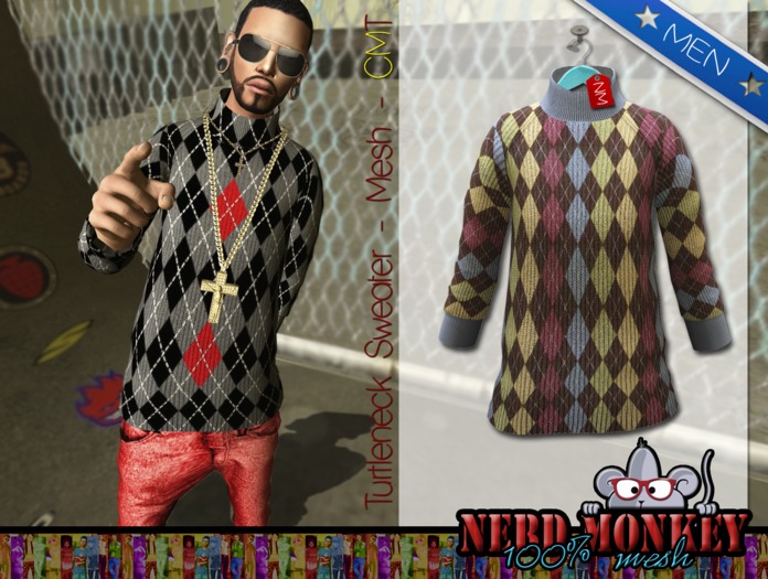 .::[NerdMonkey] [Turtleneck Sweater Agostino]::. 