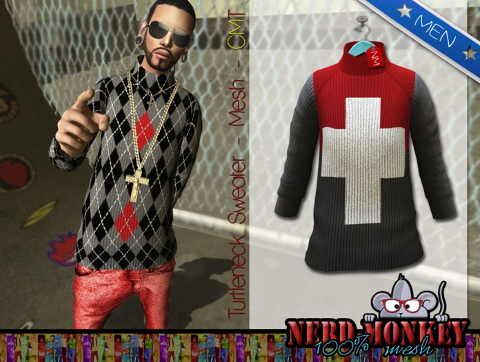 .::[NerdMonkey] [Turtleneck Sweater Evan]::. 