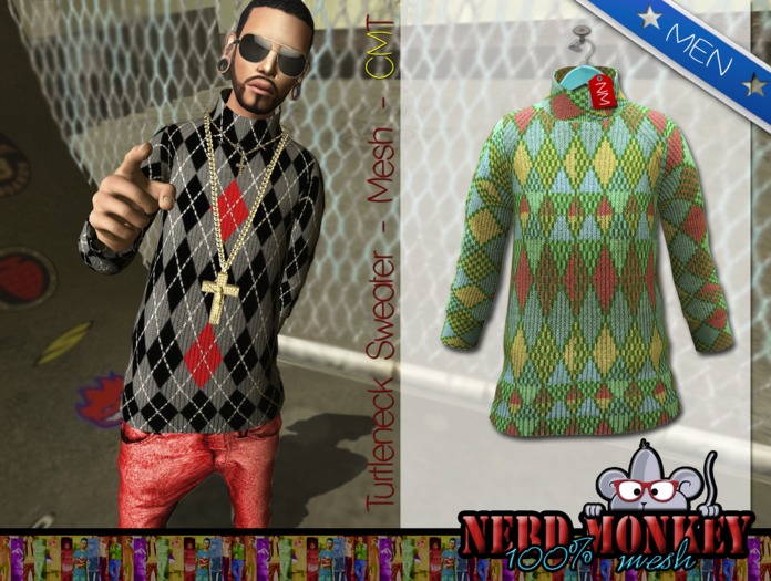 .::[NerdMonkey] [Turtleneck Sweater Fazio]::. 