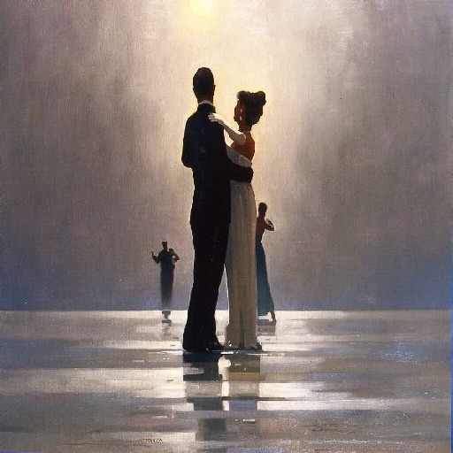 Dance Me To The End Of Love Painting
