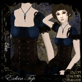 =^.^= Curious Kitties - Exlan Top - Blue