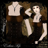 =^.^= Curious Kitties - Exlan Top - Orange