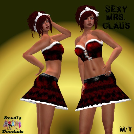 Dondi's Doodads Sexy Mrs. Claus Outfit