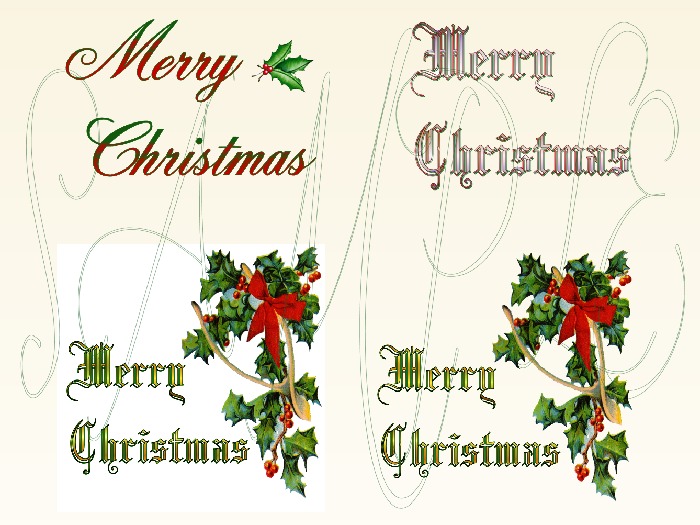 Merry Christmas Signs