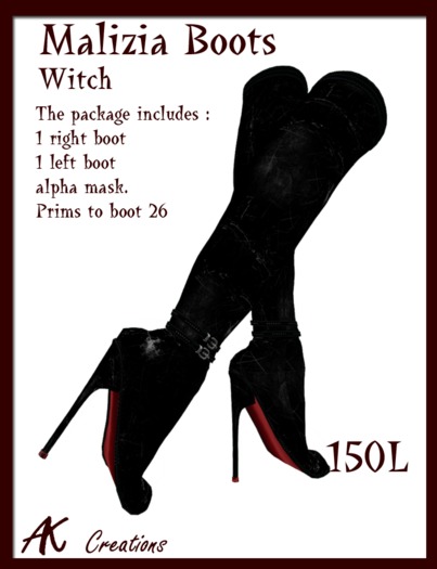 malizia witch boots