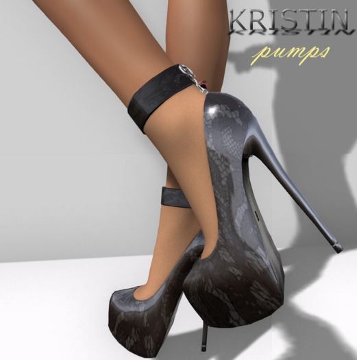 :: Masha :: Kristin Pumps/LACE BLACK