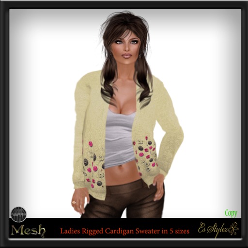 !Es Stylez~ Ladies Cardigan Sweater - Buttons