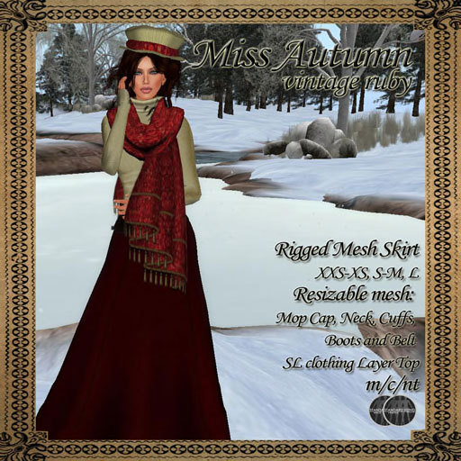 BMe Miss Autumn Vintage Ruby