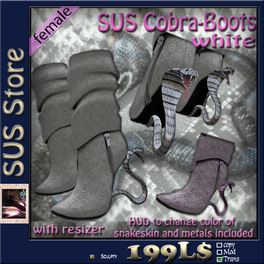 SUS Cobra-Boots white