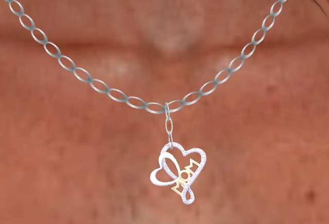 Mom Hearts Necklace